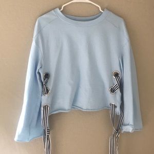 Crop sweatshirt!
